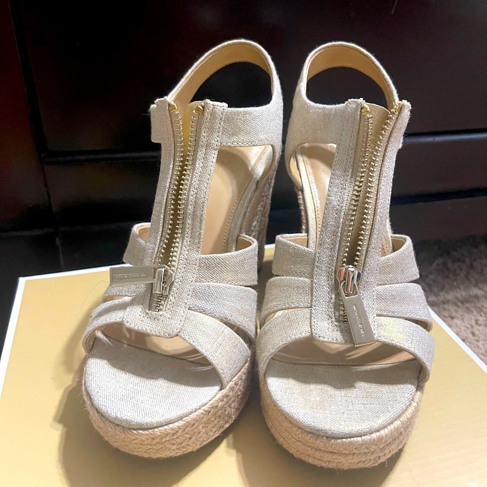Michale Kors espadrille wedges
